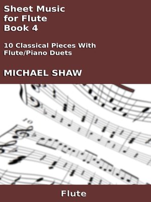 cover image of Sheet Music for Flute